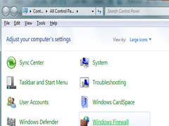 如何启动Win7电脑中的防火墙