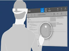 HoloLens揭秘Win10 Edge浏览器上网操作手势