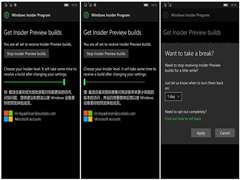 Win10 Mobile周年更新14327:Windows预览体验功能已生效
