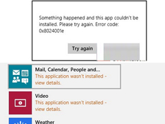 Win8应用商店报错“Error code:0x8024001e”的解决方案