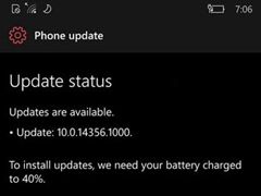 好消息！Win10 Mobile预览版14356已推送