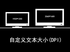 如何自定义Win7文本大小？让Win7文本等比例缩放的DPI设置