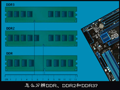 怎么分辨DDR、DDR2和DDR3？TA们之间有什么区别？