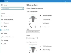 Win10 Build 14946支持全新自定义触摸板手势操作