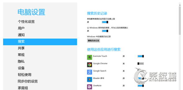 Win8系统的搜索功能怎么用