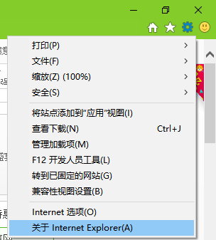 Win10查看电脑IE浏览器版本的方法