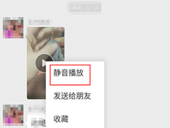 微信小视频怎么静音播放？