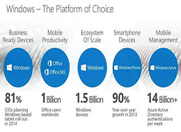 微软Windows平台，延续PC领域霸主地位