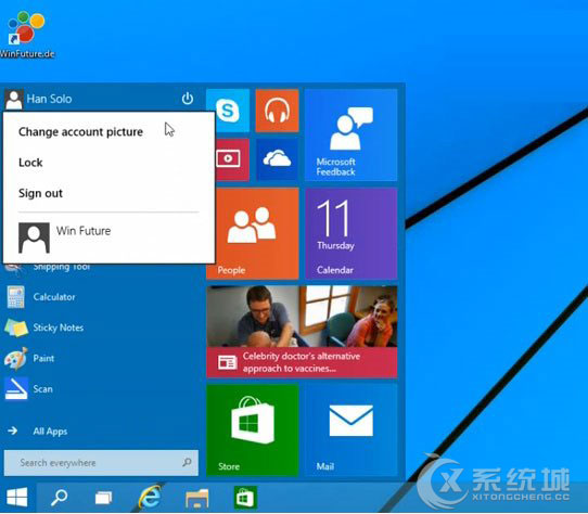 Win9为Win8.1用户贴心保留开始屏幕