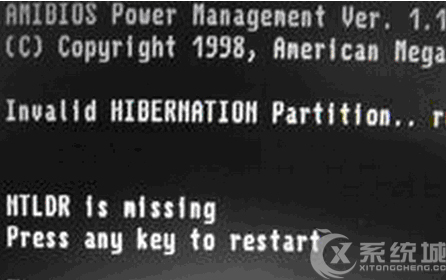 Windows7开机提示NTLDR is missing无法进入桌面怎么办？