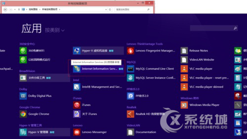 Win8.1系统安装IIS的详细教程