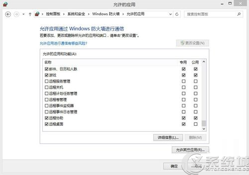 Win8远程桌面被防火墙阻止如何解除