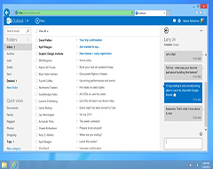 微软Outlook.com放弃对Facebook Chat、Google Talk支持