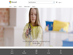 微软官网Microsoft.com新版首页上线