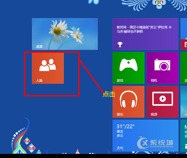 Win8人脉应用如何添加新联系人