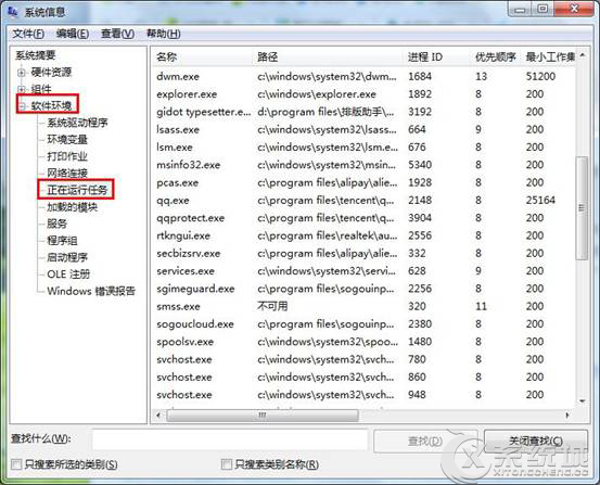 如何查看Win7系统后台正在运行的进程