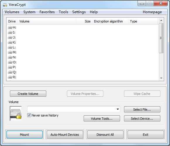 VeraCrypt(磁盘分区加密) V1.0