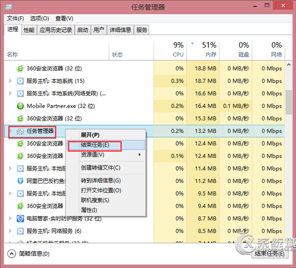 Win8.1重启Windows资源管理器的方法