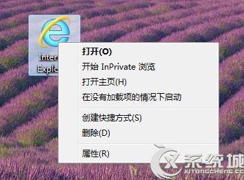 Win8.1桌面添加/删除IE图标的方法