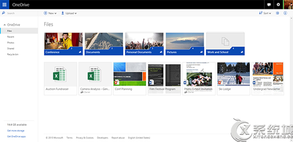 新版OneDrive Web界面抢先看