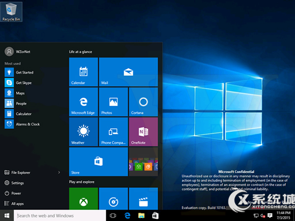 Win10 Build 10163家庭版截图曝光