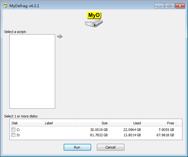 MyDefrag(磁盘碎片整理工具) V4.3.1