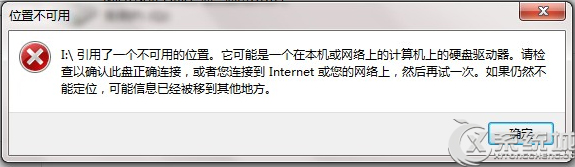 Win7打开文件提示“引用了一个不可用的位置”的应对措施