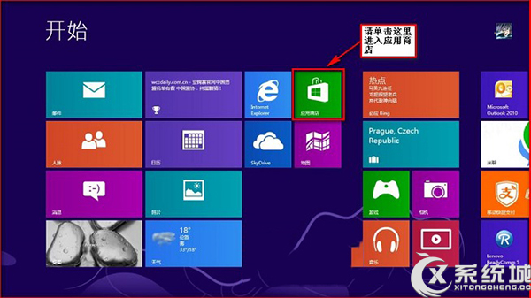 Win8 Metro应用无法打开右下角显示白色叉图标的解决方法