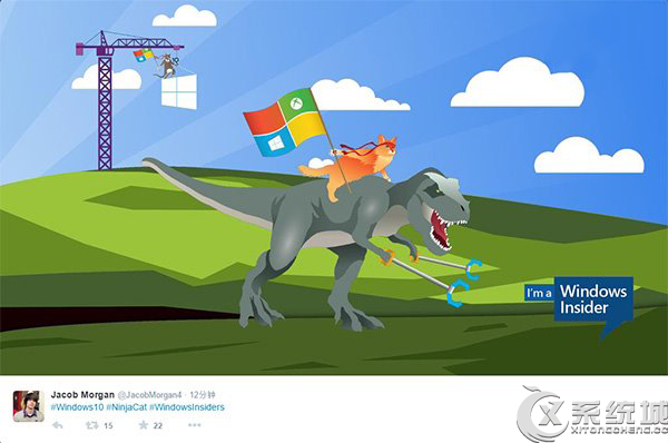 微软惊喜：Win10忍者猫被“玩坏”了