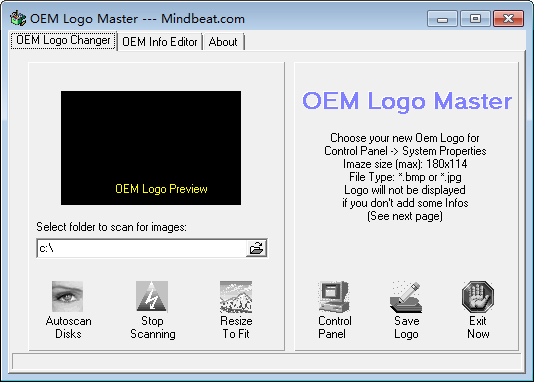 OEM Logo Master(系统标志修改工具) V2.0 绿色版