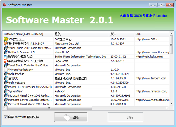 Software master(彻底卸载软件) V2.0.1 绿色汉化版