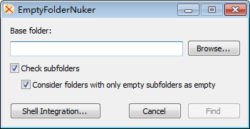 Empty Folder Nuker(清理空文件夹) V1.3.0.0 绿色版