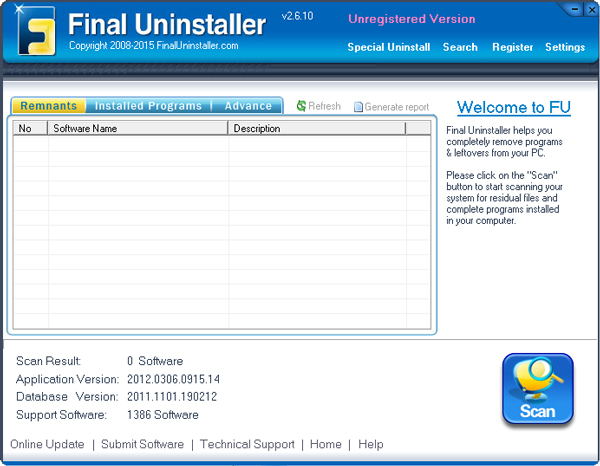 Final Uninstaller(卸载工具) V2.6.1.0