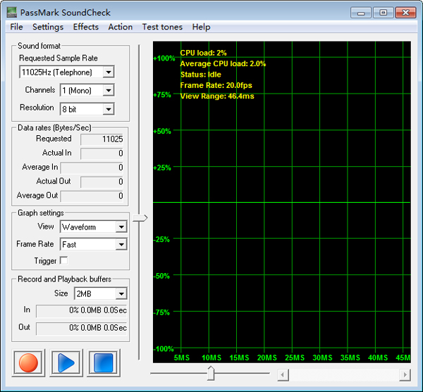 PassMark SoundCheck(声卡检测工具) V3.0