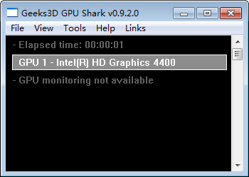 GPU Shark(显卡识别监测工具) V0.9.2 绿色版