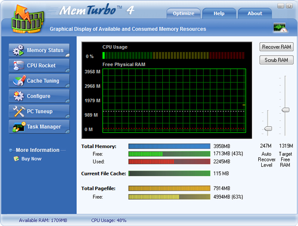 MemTurbo(系统内存工具) V4.1