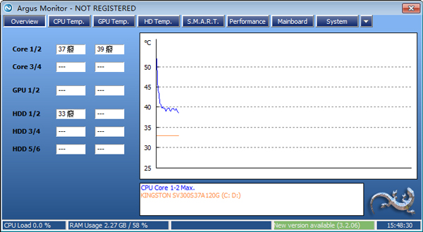 Argus Monitor(系统监控工具) V2.5.08