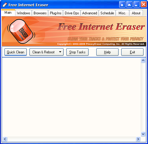 Free Internet Eraser(上网记录清除工具) V3.0 绿色版