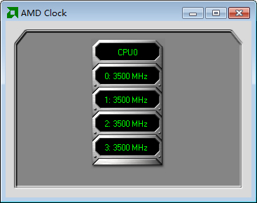 AMD AMDClock(处理器检测工具) V2.0.1 绿色版