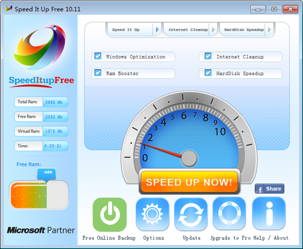 SpeedItup Free(系统优化软件) V10.11