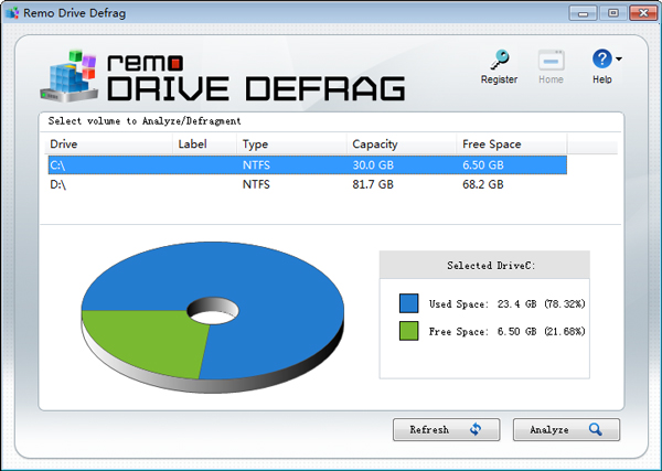 Remo Drive Defrag(磁盘碎片整理软件) V1.0