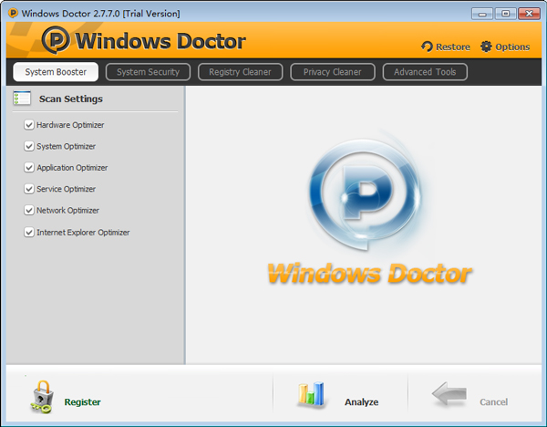 Windows Doctor(系统优化清理软件) V2.7.7