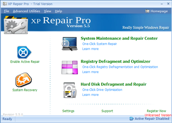 XP Repair Pro(系统修复优化软件) V5.5 绿色版