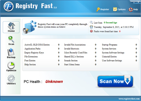 Registry Fast(注册表清理) V5.0