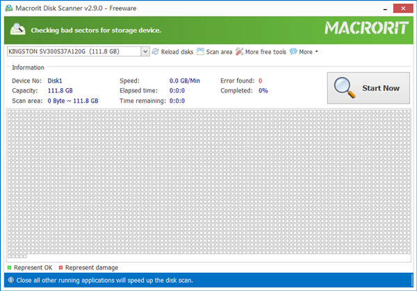 Macrorit Disk Scanner(硬盘坏道扫描器) V2.9.0 绿色版