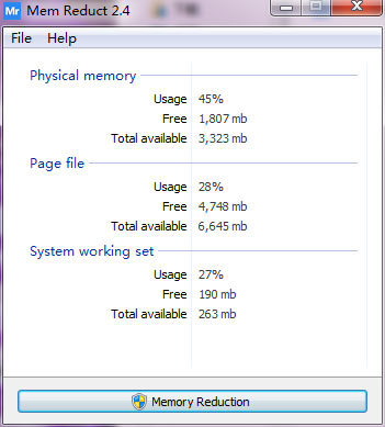 MemReduct(内存整理软件) V2.4 绿色版