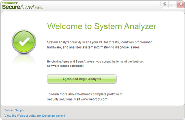 Webroot System Analyzer(系统分析报告) V8.0.1.194 绿色版