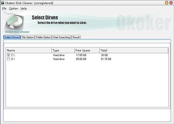 Okoker Disk Cleaner(磁盘清理工具) V4.4