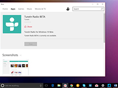 《TuneIn Radio》现身Win10应用商店 暂未开放下载