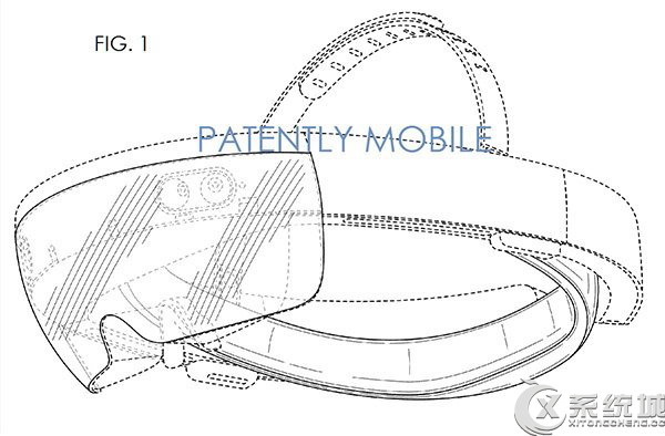 微软取得HoloLens头戴设备设计专利